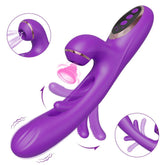 Powerful Sucking Patting Vibrator - Seductiva